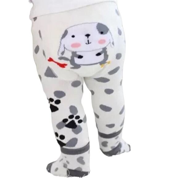 New Gray puppy dog leggings with matching socks 18 months - Picture 1 of 3